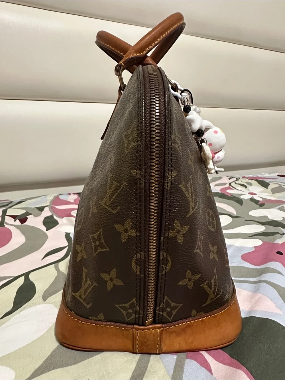 Louis Vuitton Brown Monogram Alma Satchel
